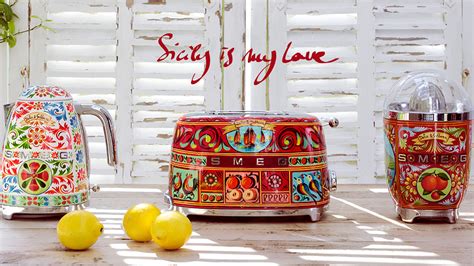 dolce gabbana piccoli elettrodomestici smeg carretto siciliano|Art Refrigerators, a collaboration with Smeg .